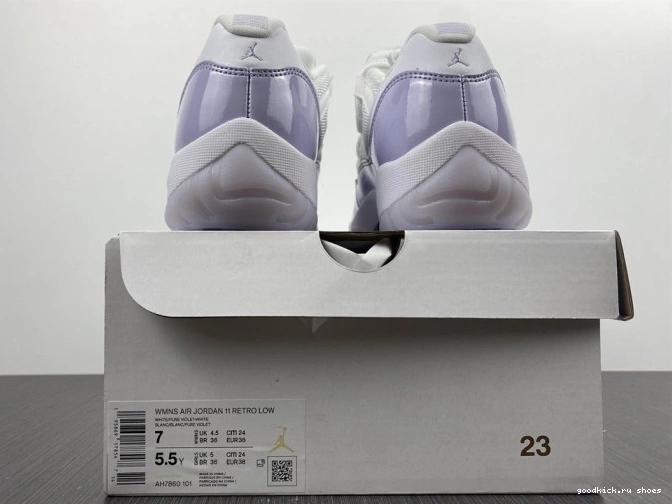 Cheap Low Violet 11 Jordan Pure WMNS AH7860-101 Air 0708